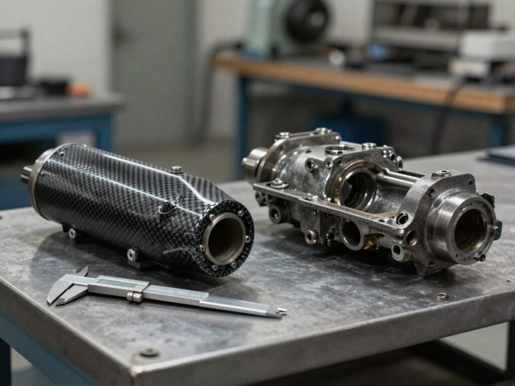 Worn part and composite replacement on a maintenance workbench