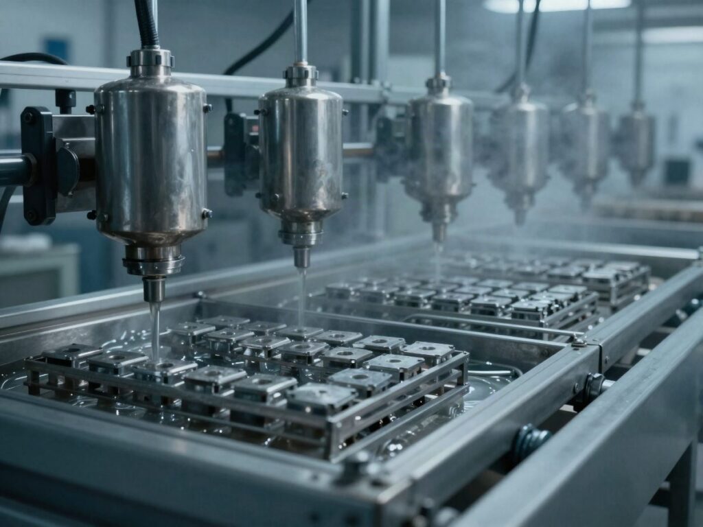 Metal finishing and plating line