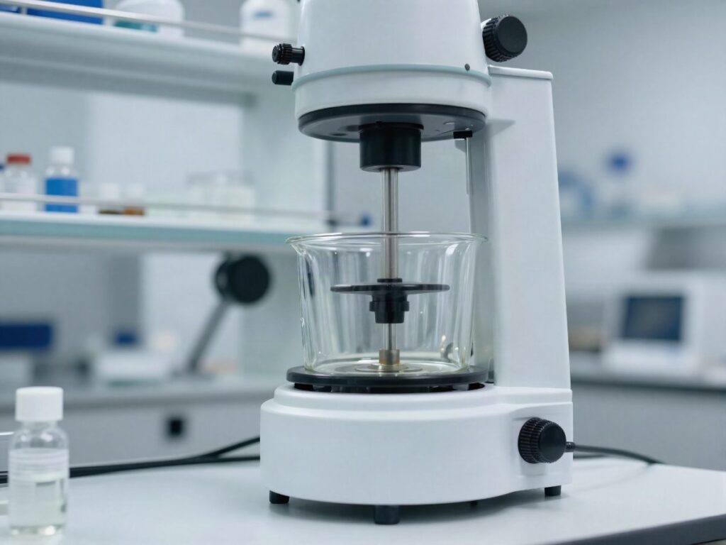 Laboratory mixer in a pharmaceutical lab
